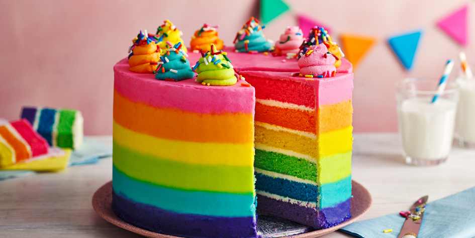 Rainbow Cake Recipe