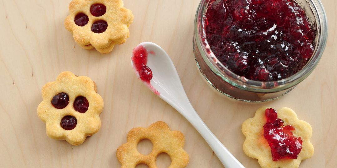 linzer tart cookies