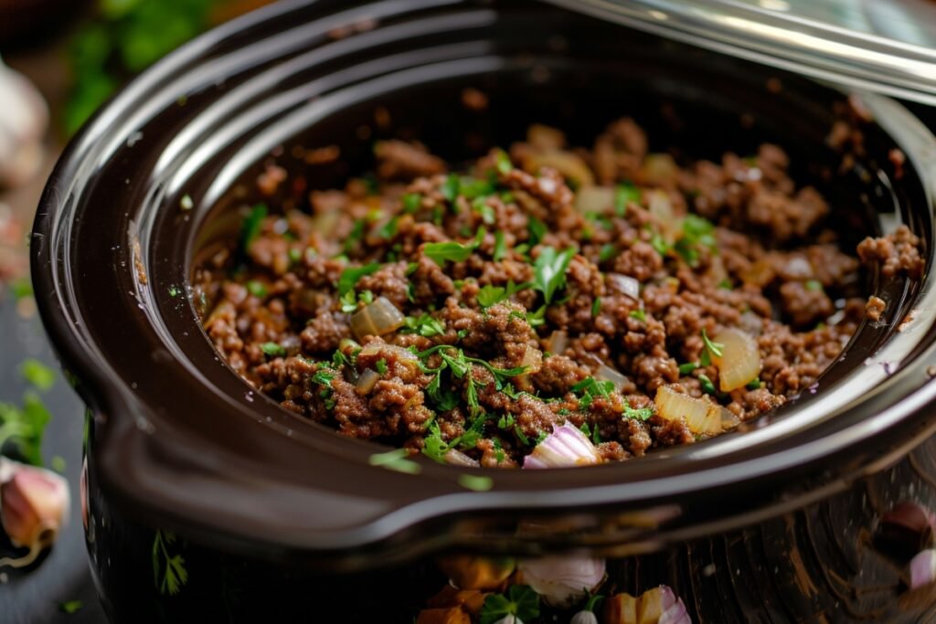 ground beef crockpot