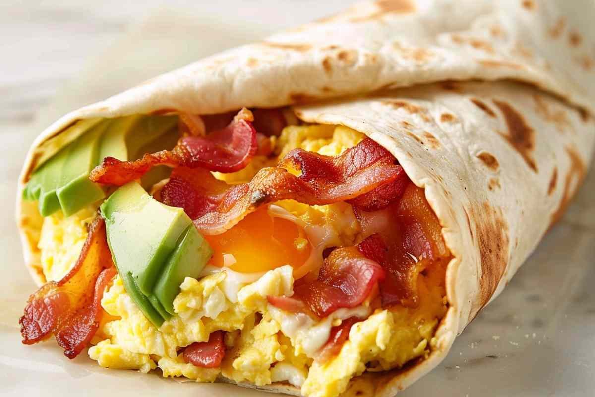 How to fold a breakfast wrap