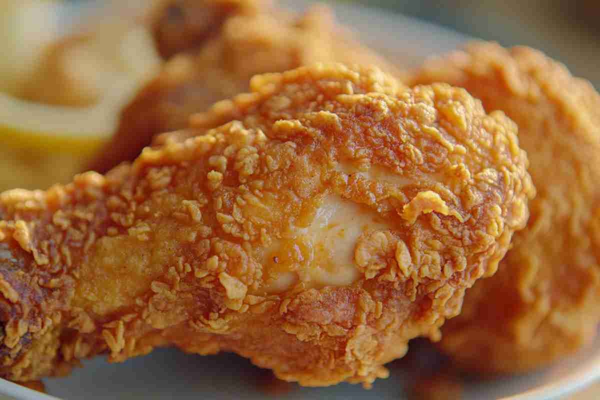 Breading falling off chicken
