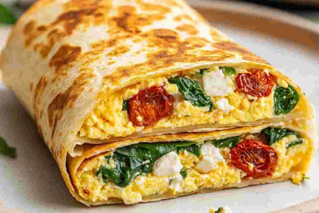 How to fold a breakfast wrap