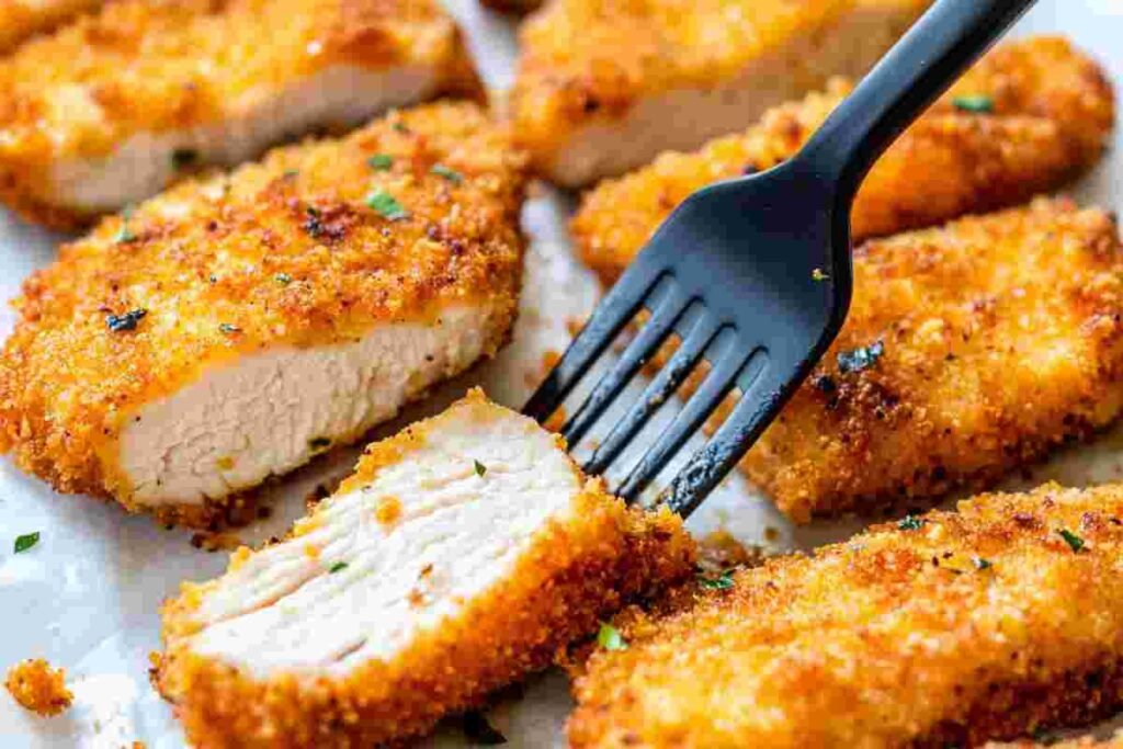 How to keep fried chicken cutlets crispy