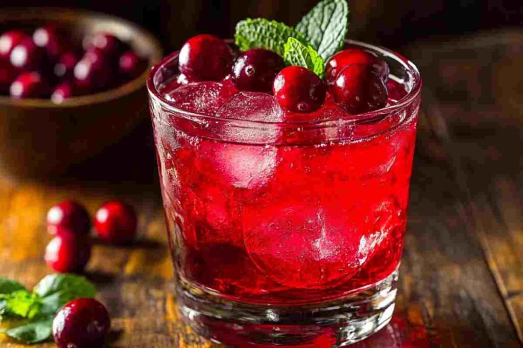 What fruit goes well with cranberry juice