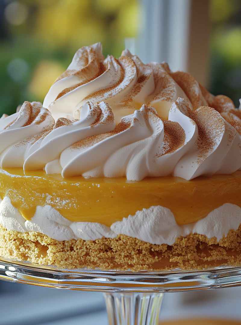 Pumpkin Pie Cake - Sugar Apron