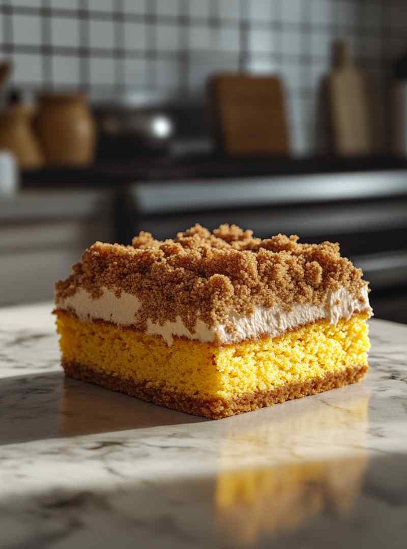 Maple Streusel Pumpkin Cake