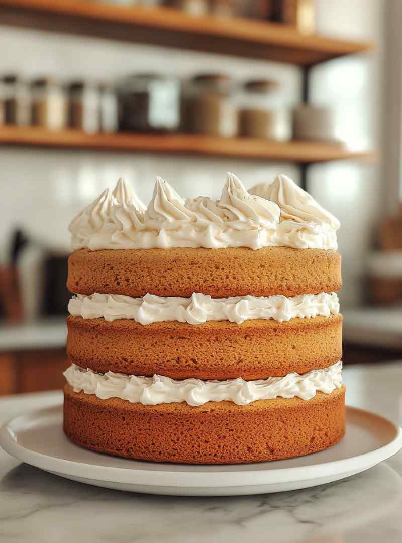 Pumpkin Cake with Cream Cheese Frosting